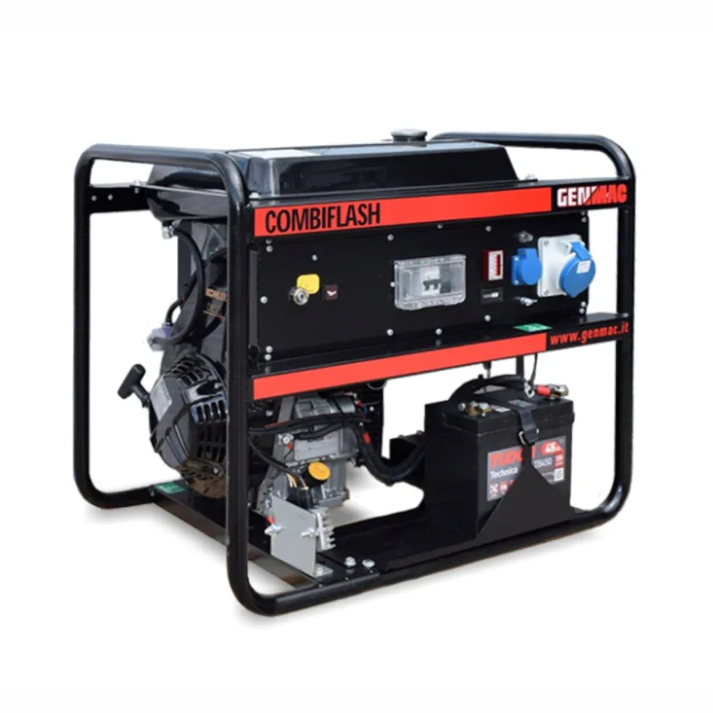 Generator de curent diesel GENMAC CombiFlash RG181KEO monofazat 5,5 kW pornire electrica